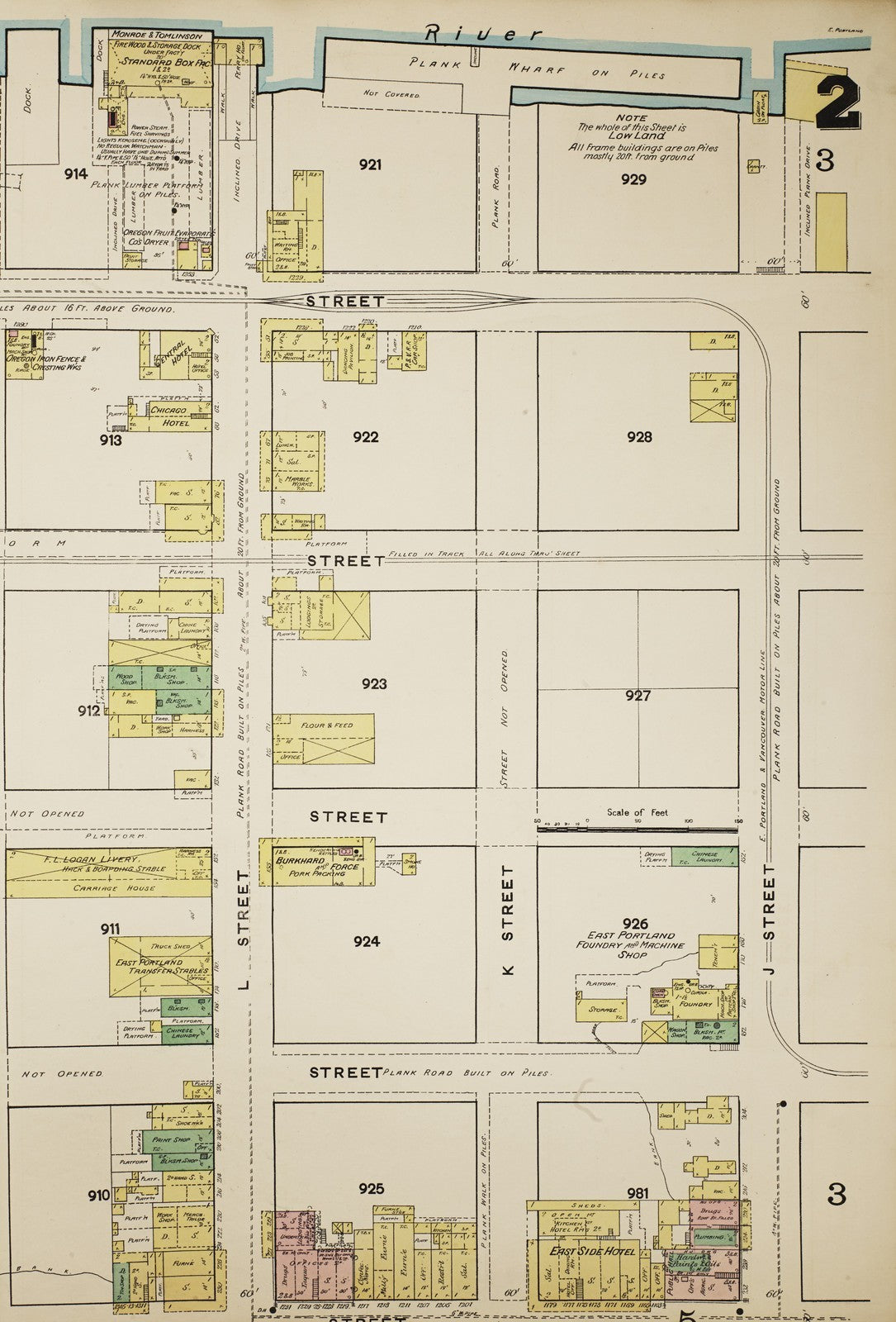 1889 Fire Insurance Maps and Atlas of Portland, Oregon, Volume 2