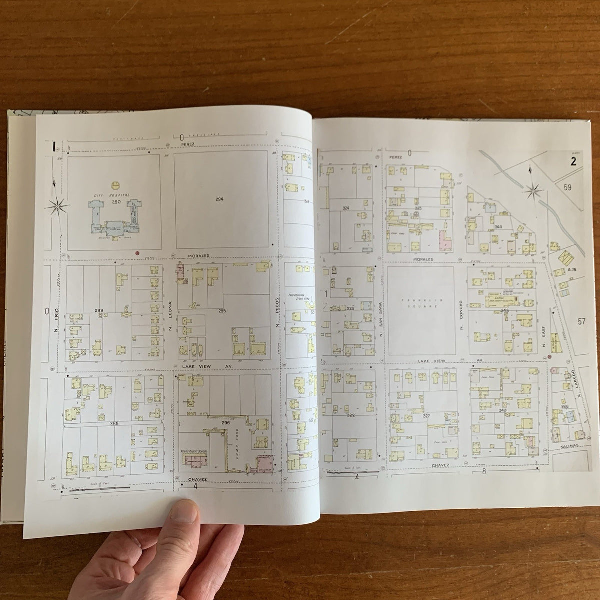 1896 San Antonio, Texas Sanborn Fire Insurance Maps and Atlas