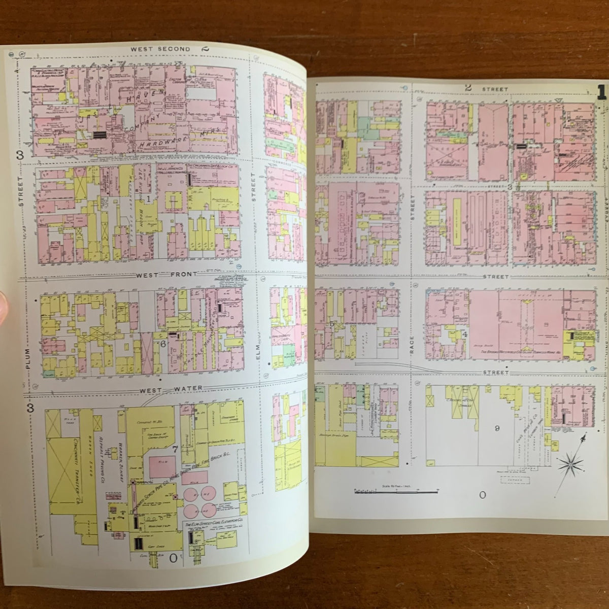 1891 Cincinnati, Ohio Sanborn Fire Insurance Maps, Volume 1