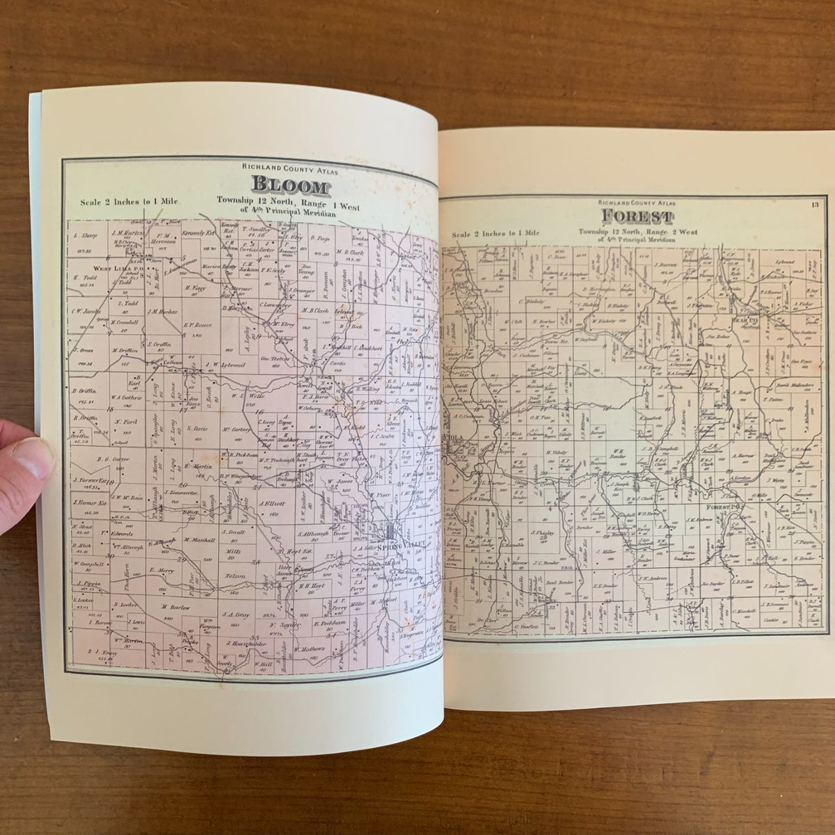 1874 Atlas of Richland County, Wisconsin