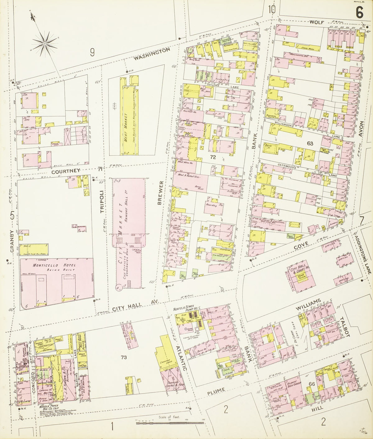 1898 Fire Insurance Maps and Atlas of Norfolk, Virginia