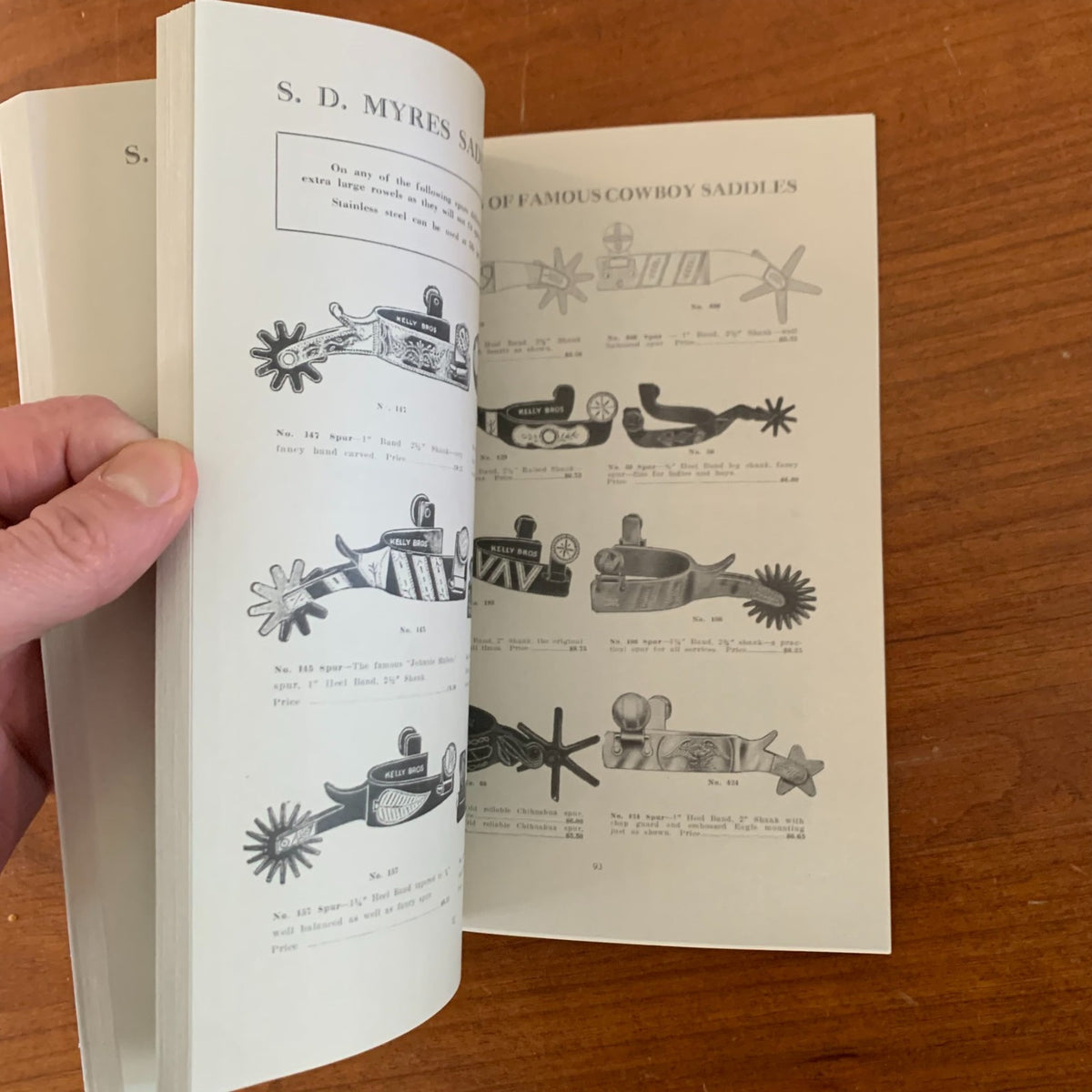 1938 S. D. Myres Saddle Company Catalog