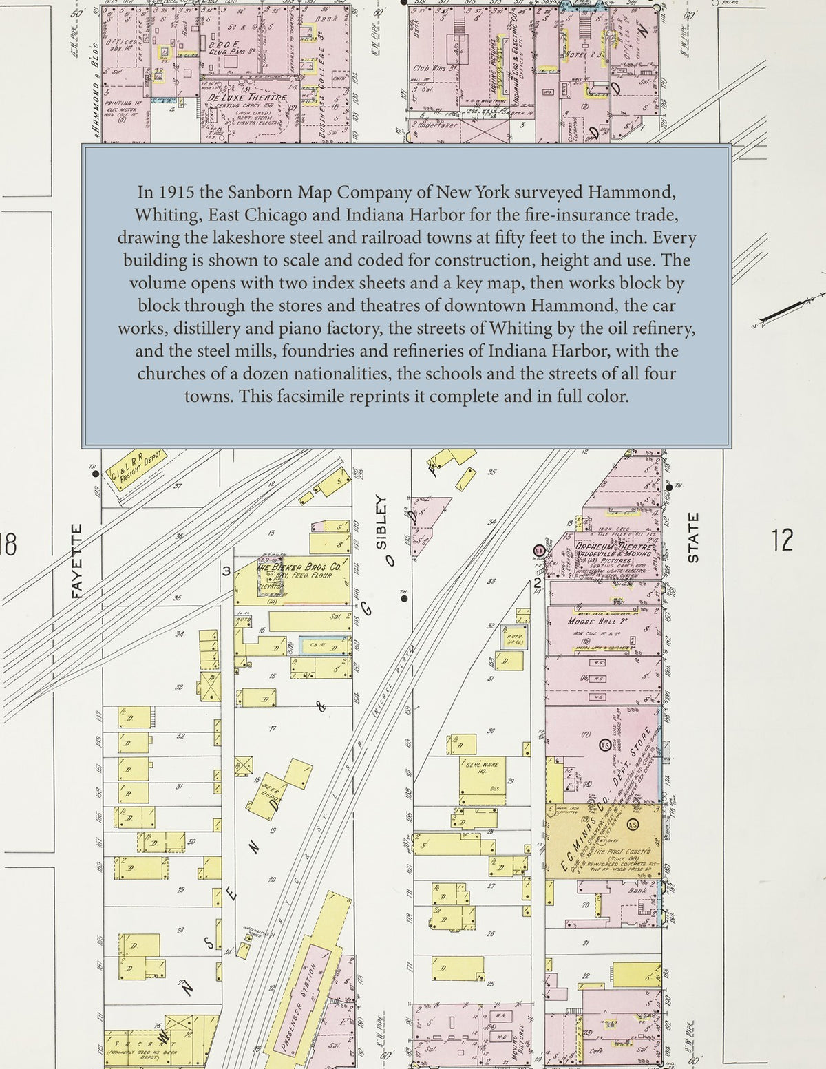 1915 Fire Insurance Maps and Atlas of Hammond, Indiana