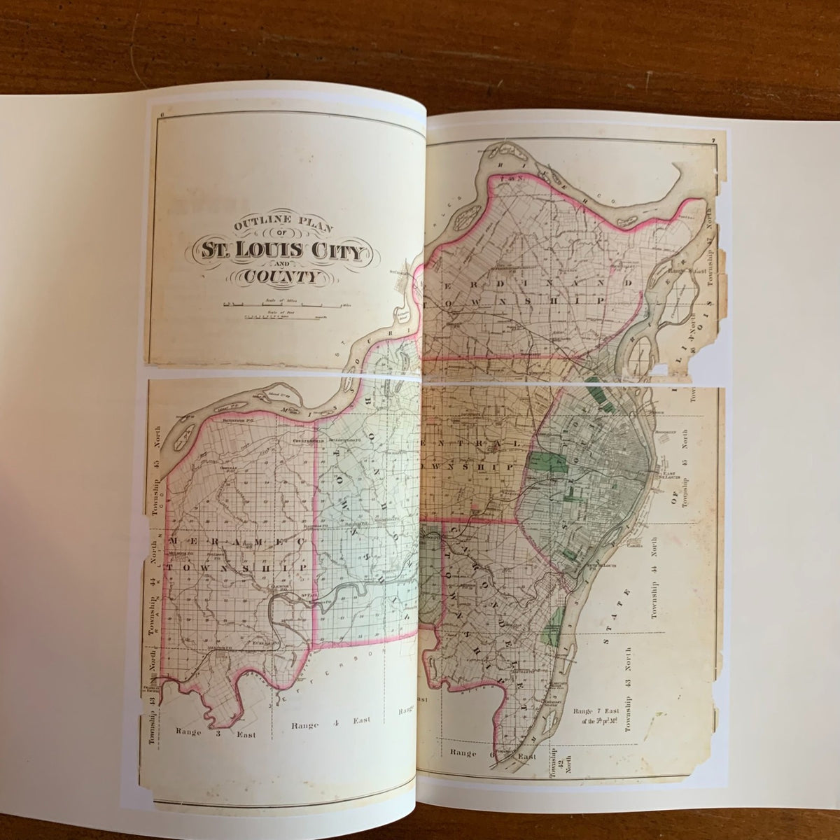 1878 Pitzman's Atlas of St. Louis City and County, Missouri
