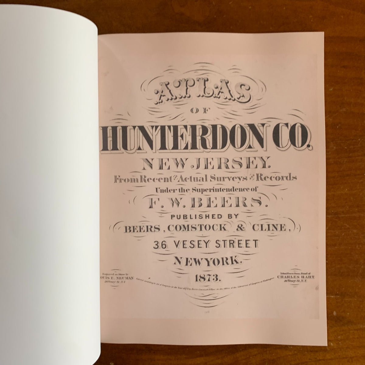1873 Atlas of Hunterdon County, New Jersey
