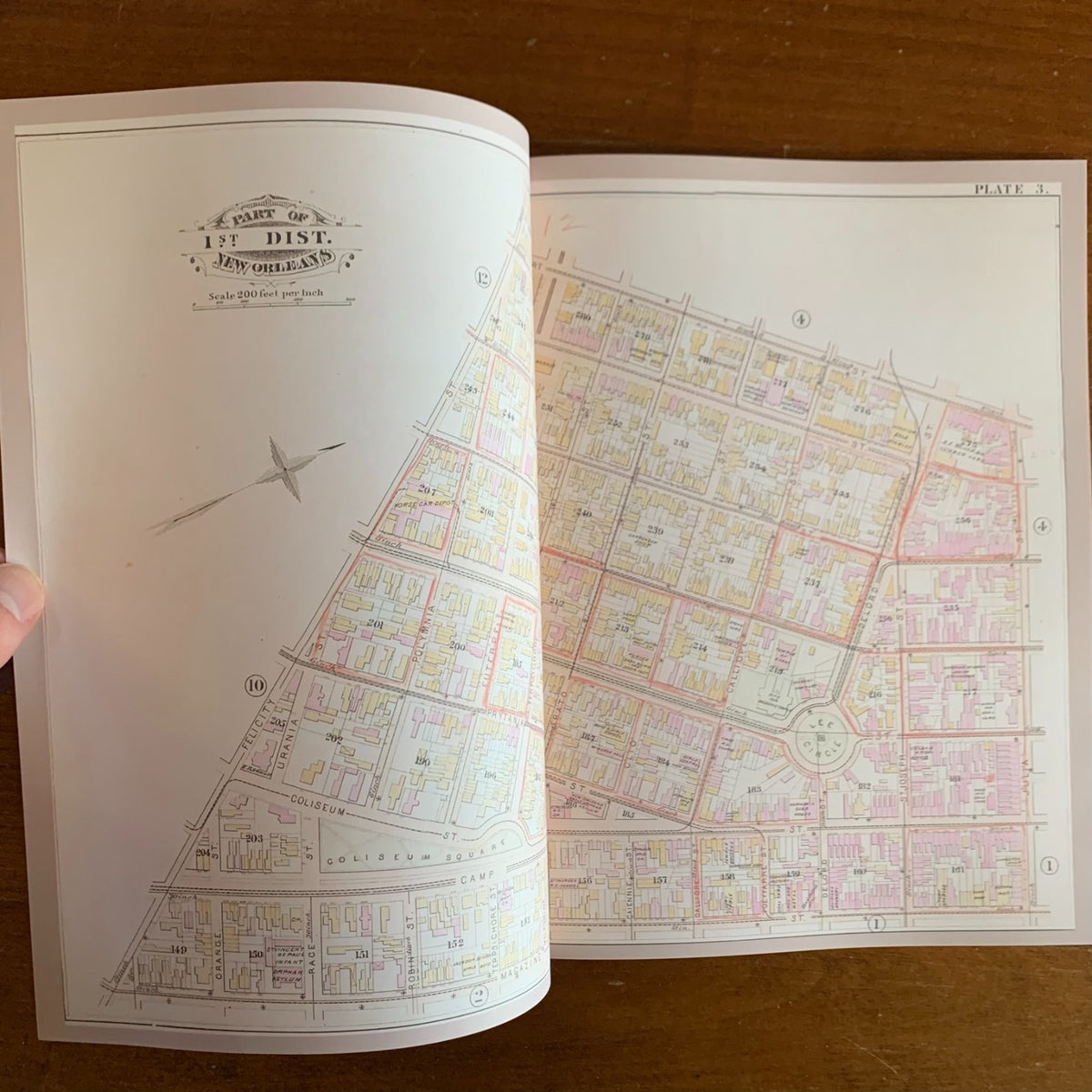 1883 Robinson's Atlas of the City of New Orleans, Louisiana