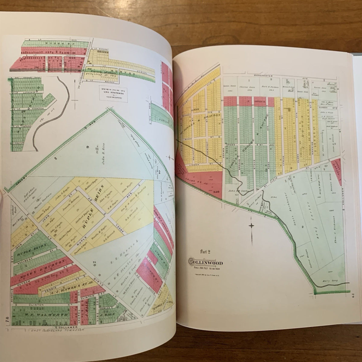 1892 Atlas of Cuyahoga County and the City of Cleveland Ohio