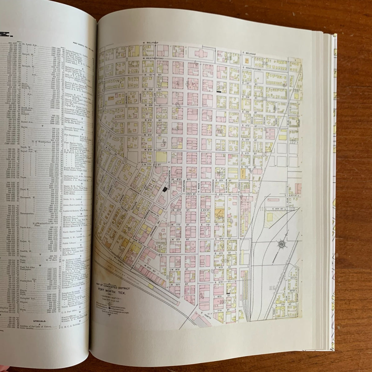 1910 Fort Worth, Texas Sanborn Fire Insurance Maps and Atlas, Volume One