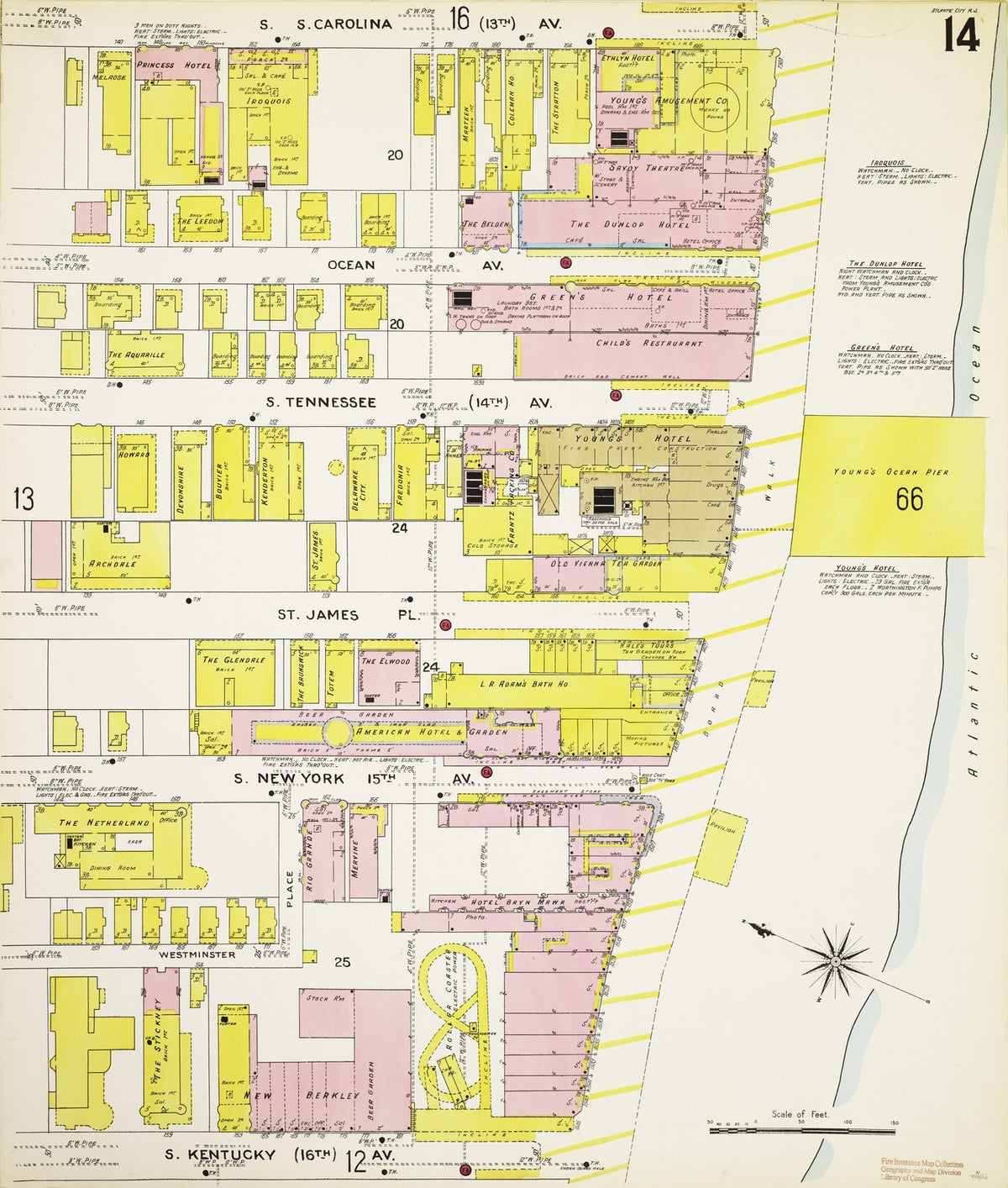 1906 Fire Insurance Maps and Atlas of Atlantic City, New Jersey