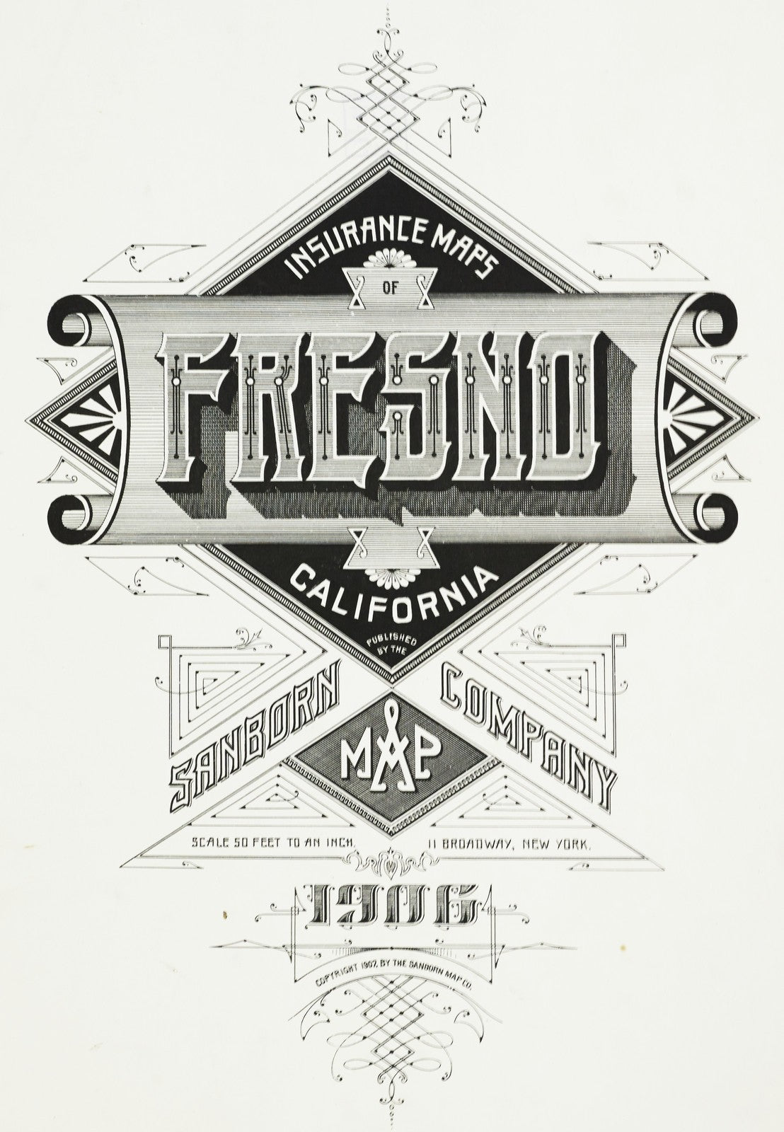 1906 Fire Insurance Maps and Atlas of Fresno, California
