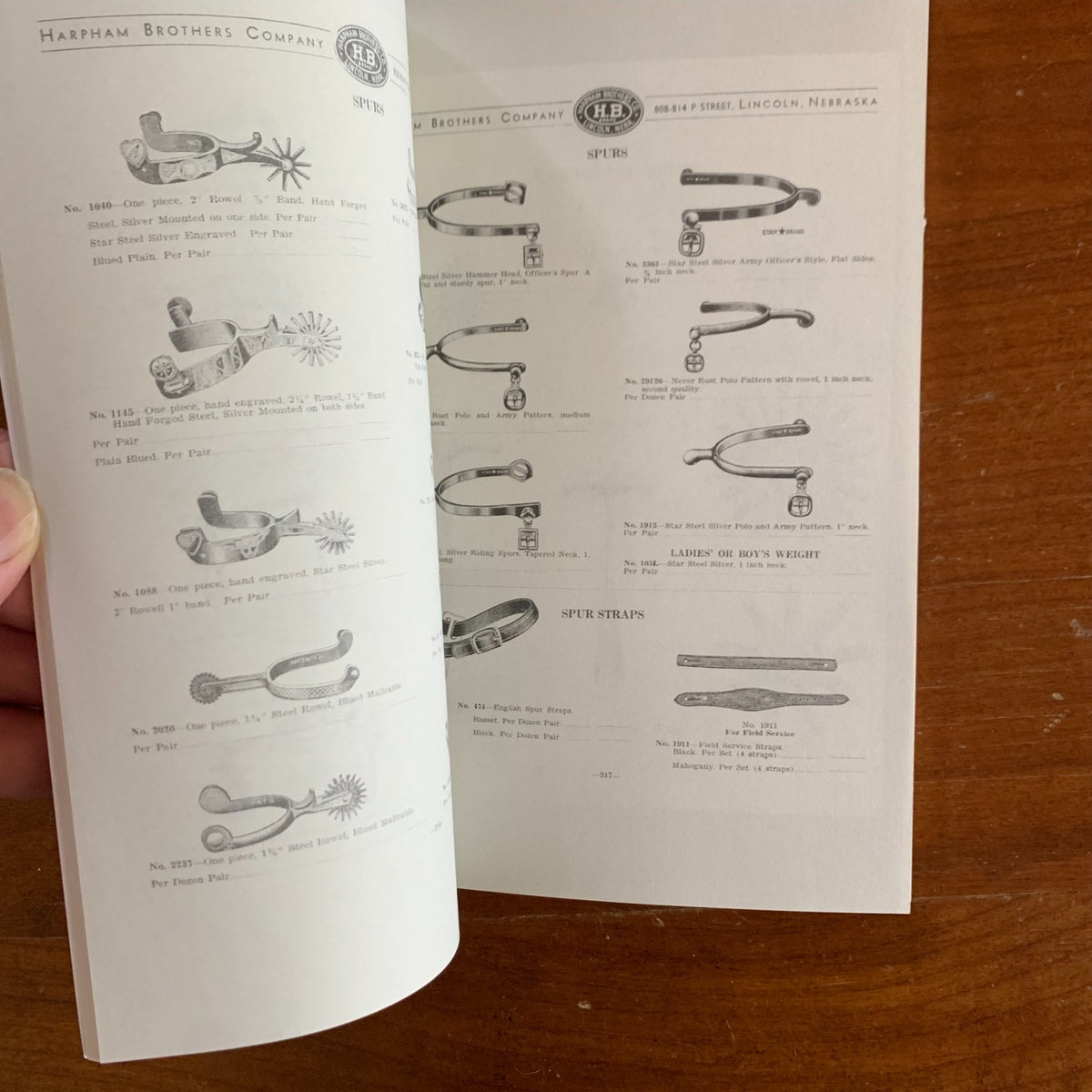 Harpham Brothers Company Catalog No. 36 Saddlery Accessories