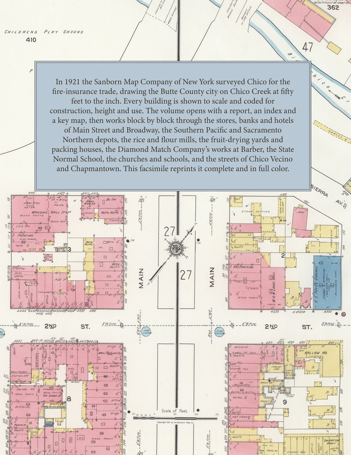 1921 Fire Insurance Maps and Atlas of Chico, California