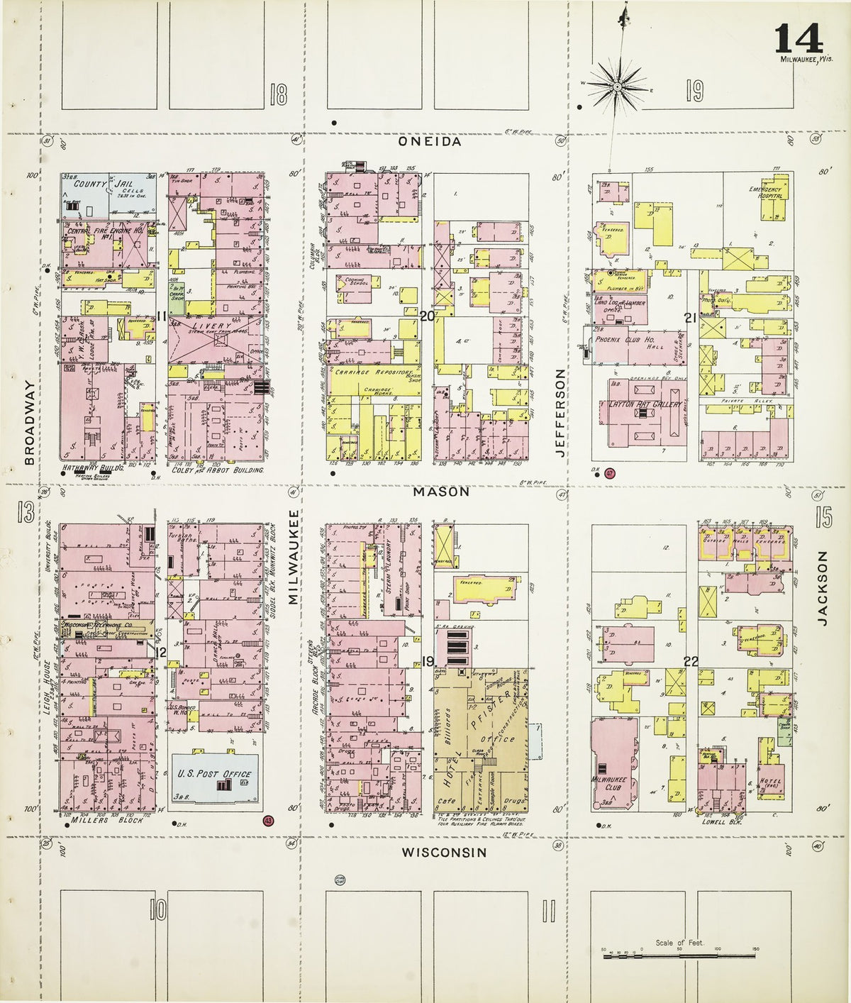 1894 Fire Insurance Maps and Atlas of Milwaukee, Wisconsin, Volume 1