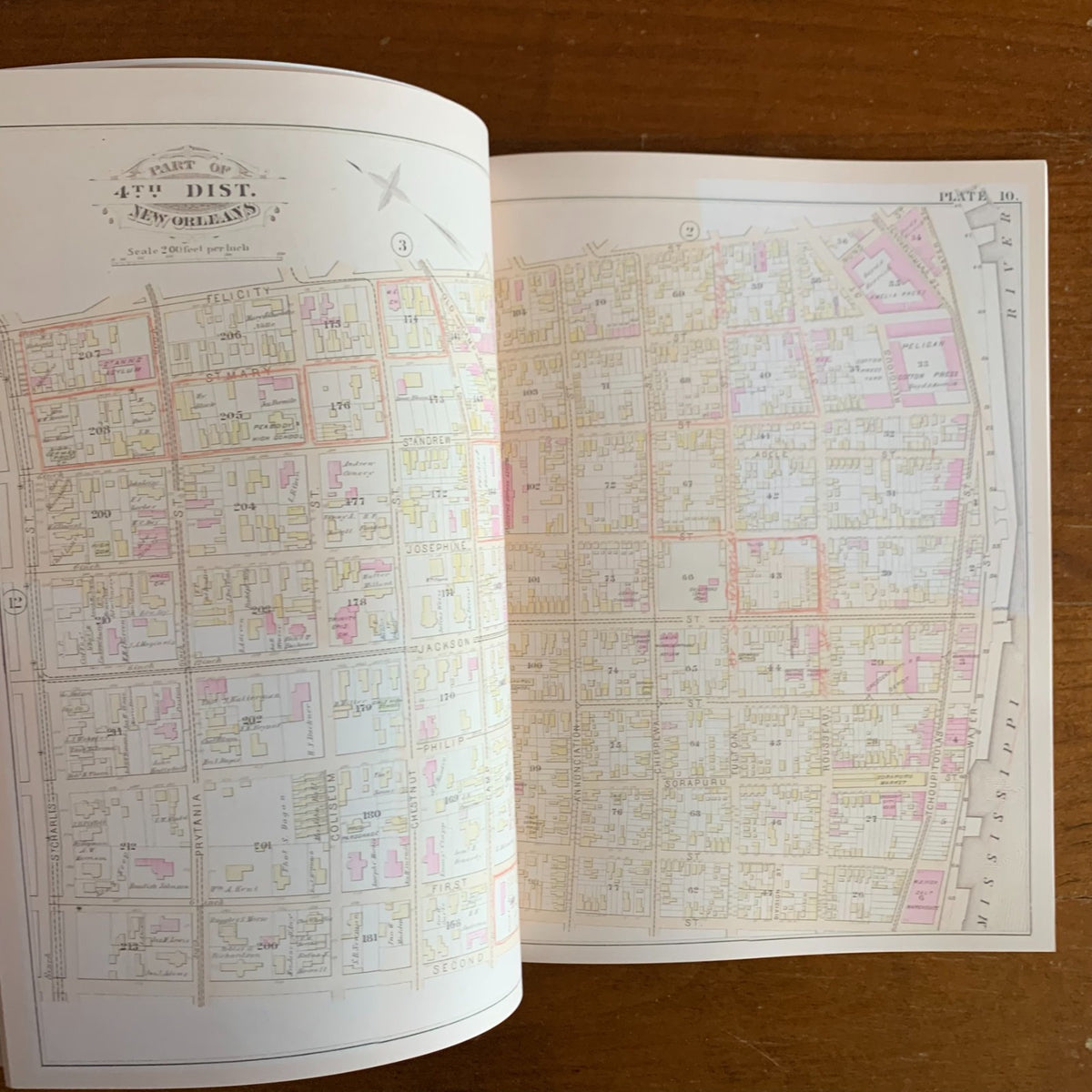 1883 Robinson's Atlas of the City of New Orleans, Louisiana