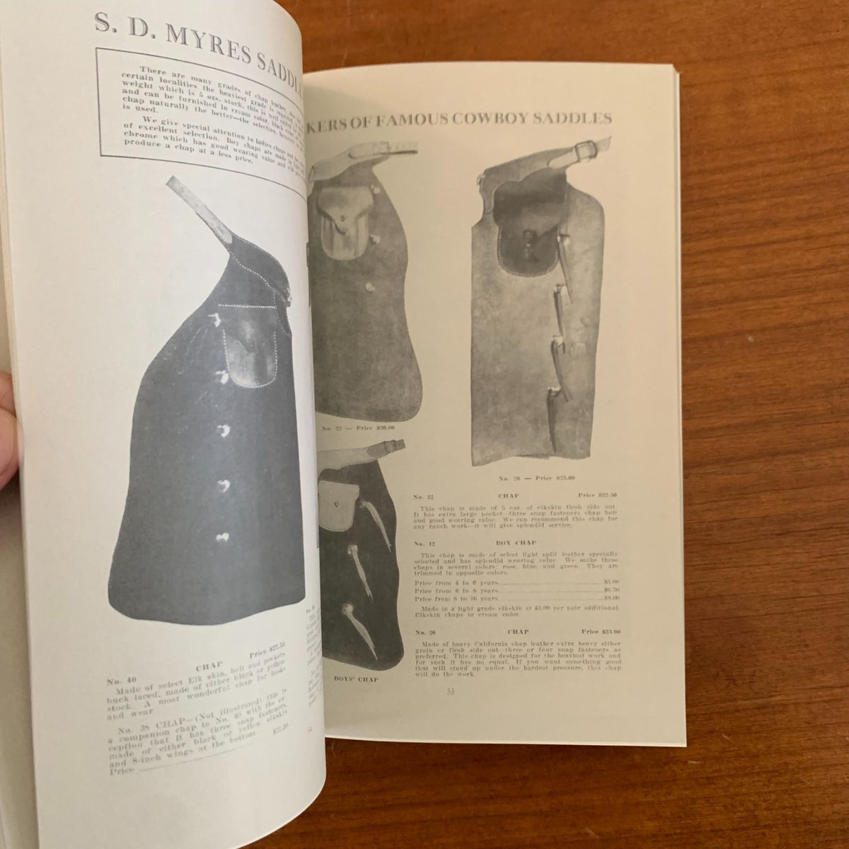 1938 S. D. Myres Saddle Company Catalog