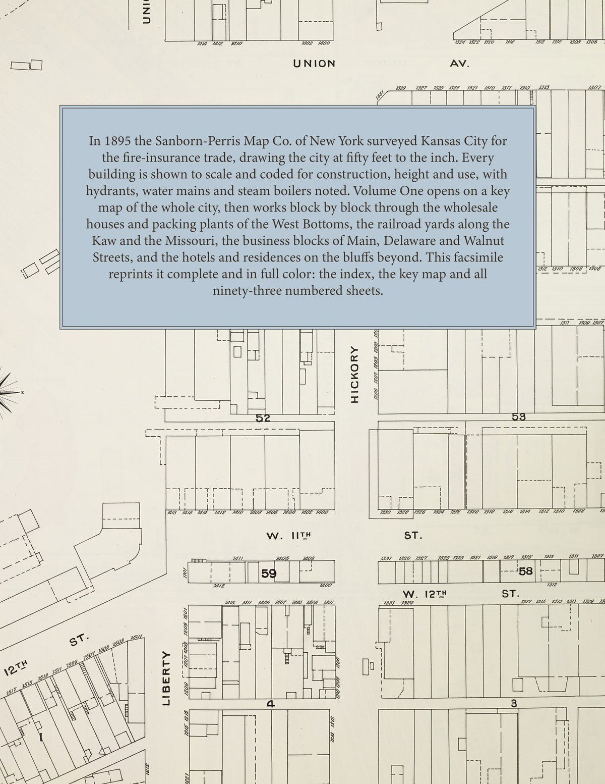 1895 Fire Insurance Maps and Atlas of Kansas City, Missouri, Volume 1