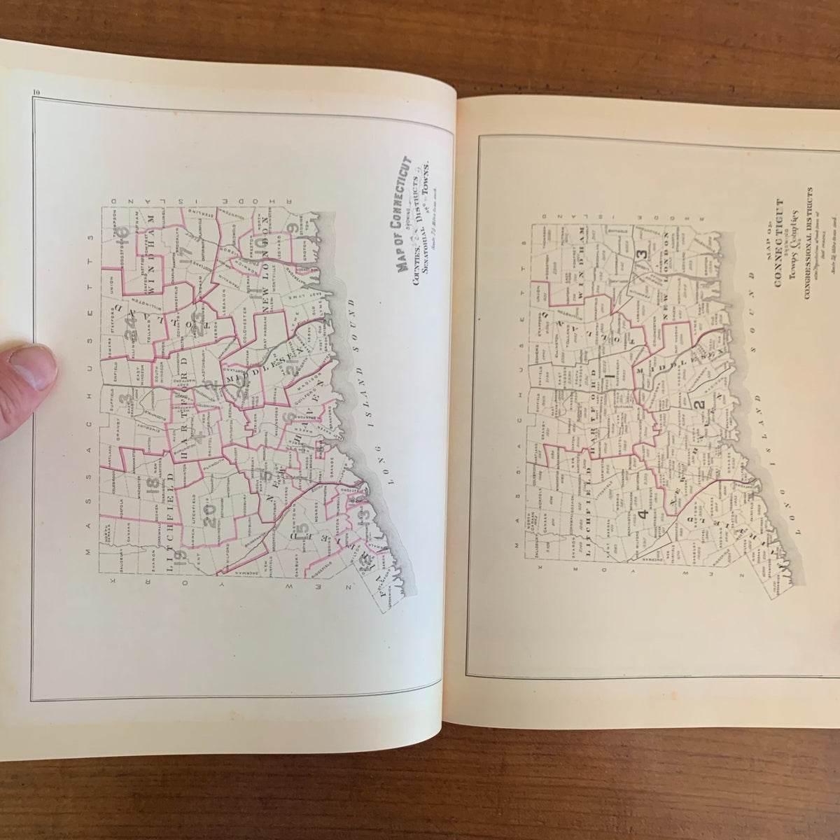 1893 Town and City Atlas of the State of Connecticut