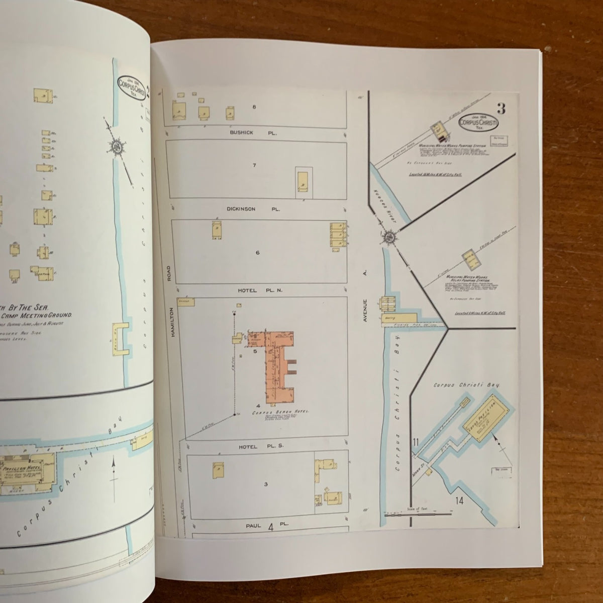 1914 Corpus Christi, Texas Sanborn Fire Insurance Maps and Atlas