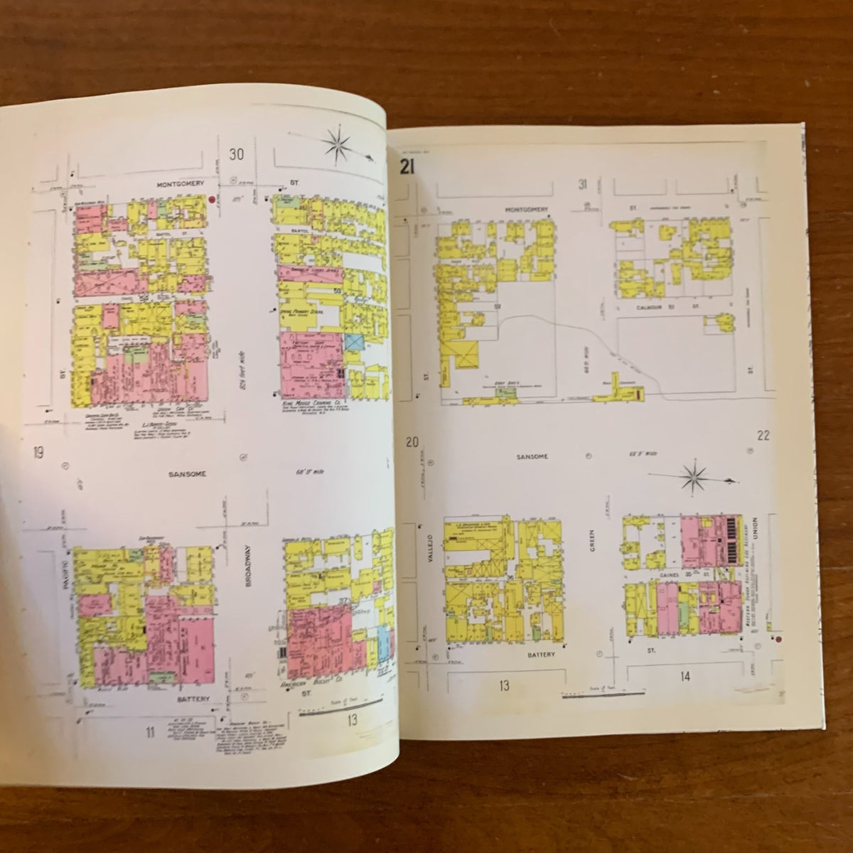 1899 San Francisco, California Sanborn Fire Insurance Maps and Atlas