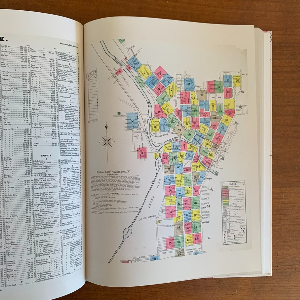 1907 Fire Insurance Maps and Atlas of Youngstown, Ohio, Volume One