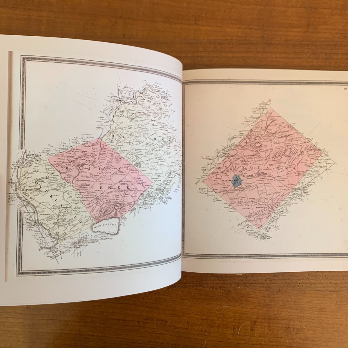 1862 Township Map and Atlas of Berks County, Pennsylvania