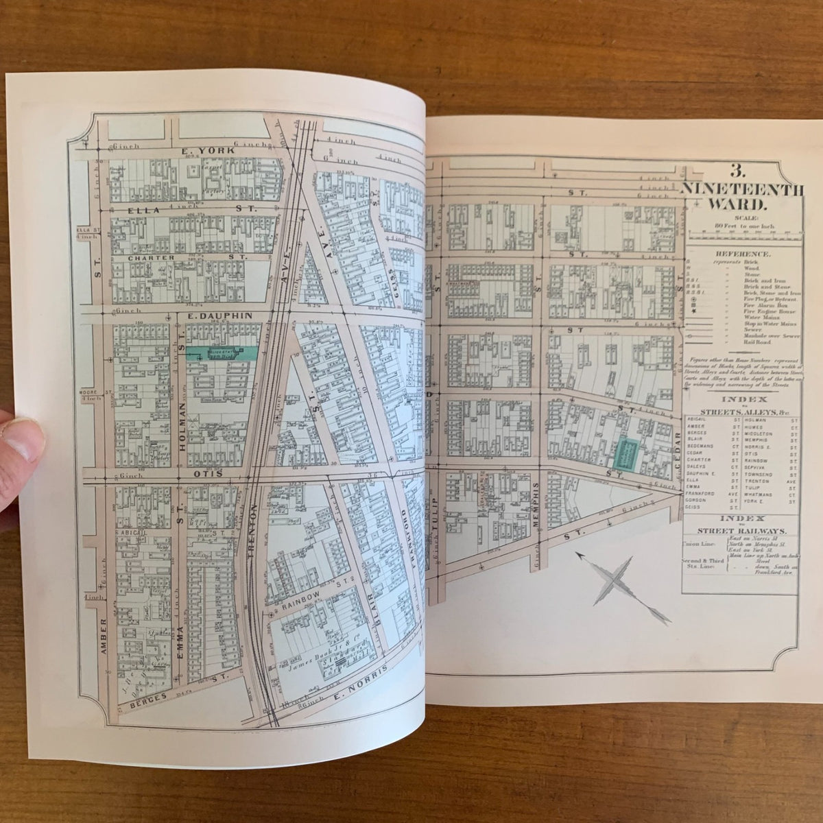 1874 Atlas of Philadelphia, Volume 2: Nineteenth Ward