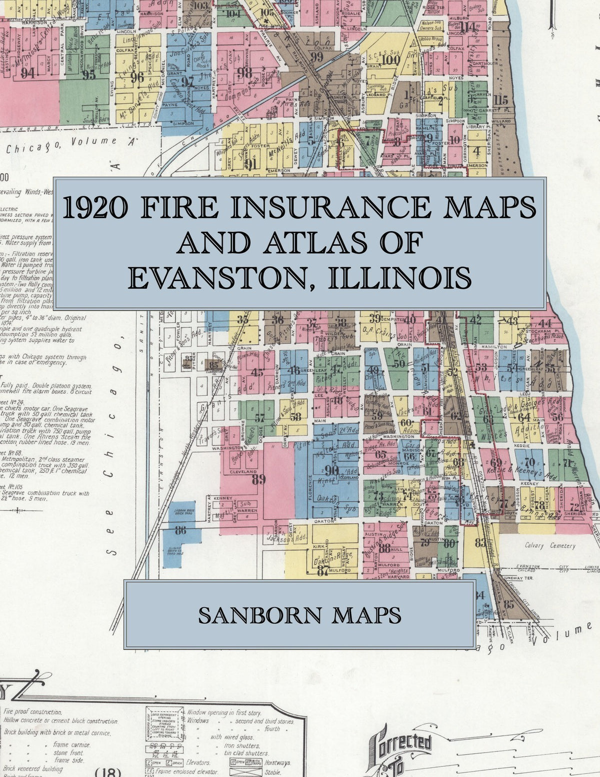 1920 Fire Insurance Maps and Atlas of Evanston, Illinois