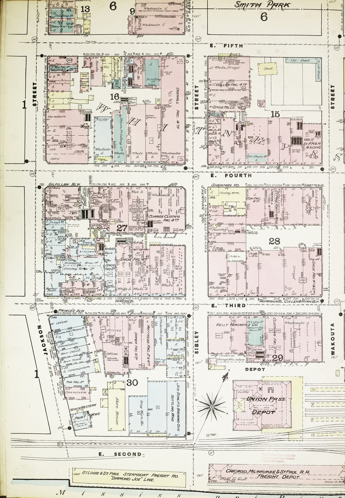 1885 Fire Insurance Maps and Atlas of Saint Paul, Minnesota, Volume 1
