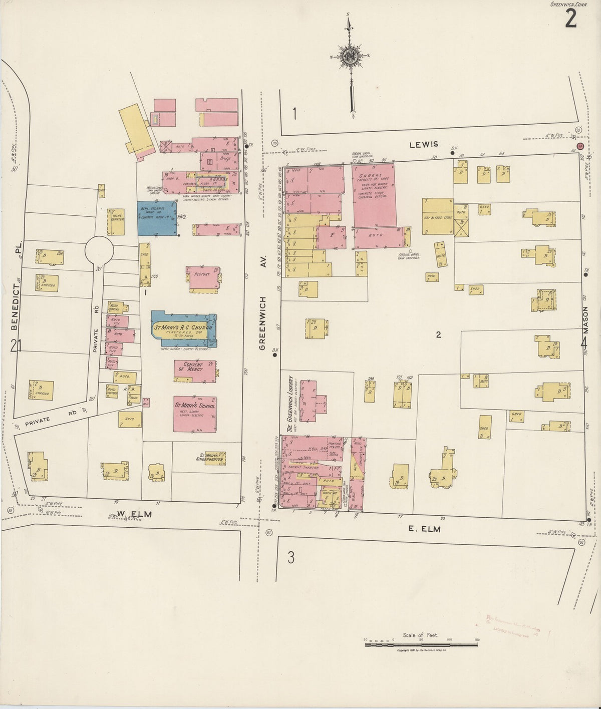 1920 Fire Insurance Maps and Atlas of Greenwich, Connecticut