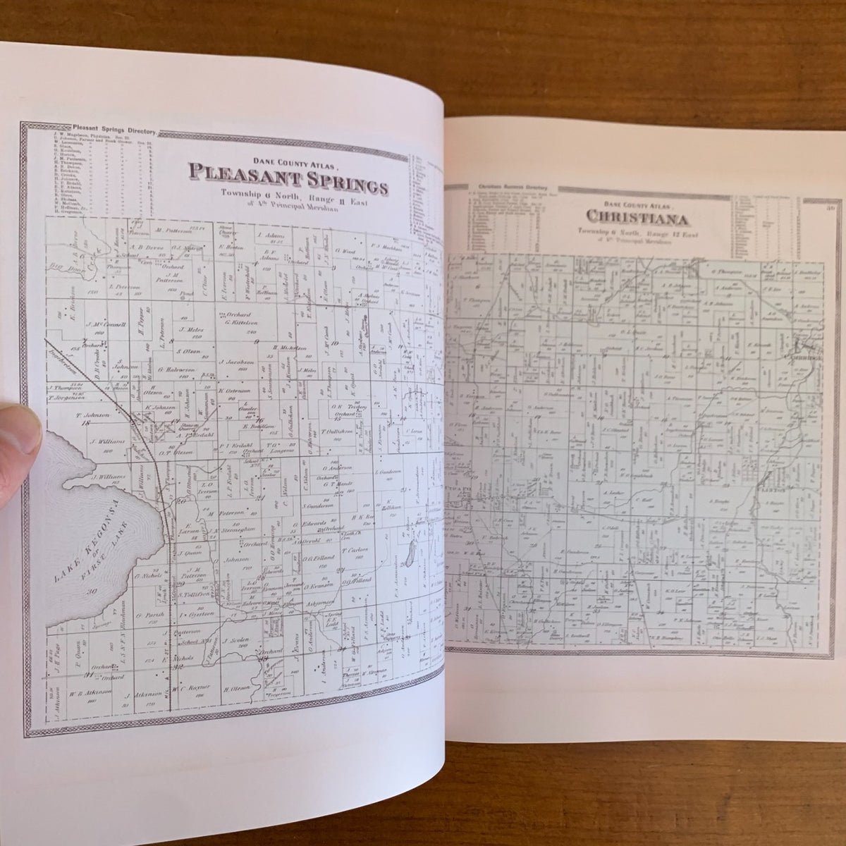 1873 Atlas of Dane County, Wisconsin
