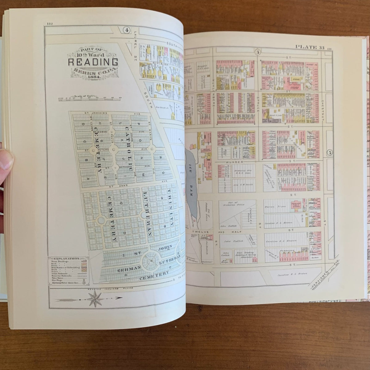 1884 Property and Insurance Atlas and Maps of the City of Reading, Pennsylvania