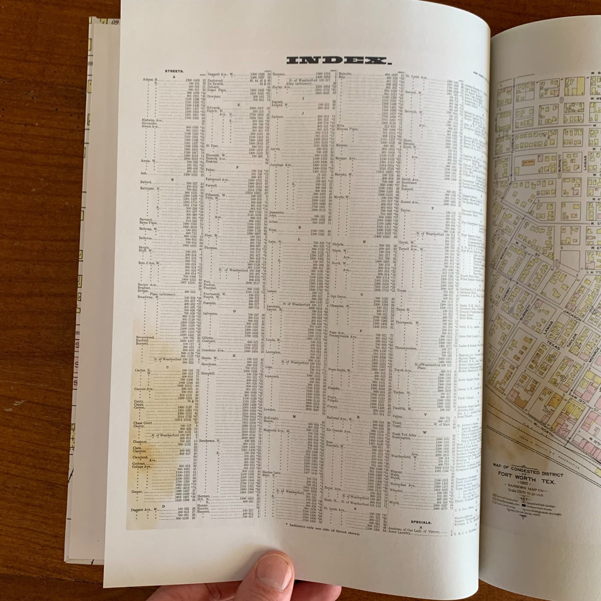 1910 Fort Worth, Texas Sanborn Fire Insurance Maps and Atlas, Volume One