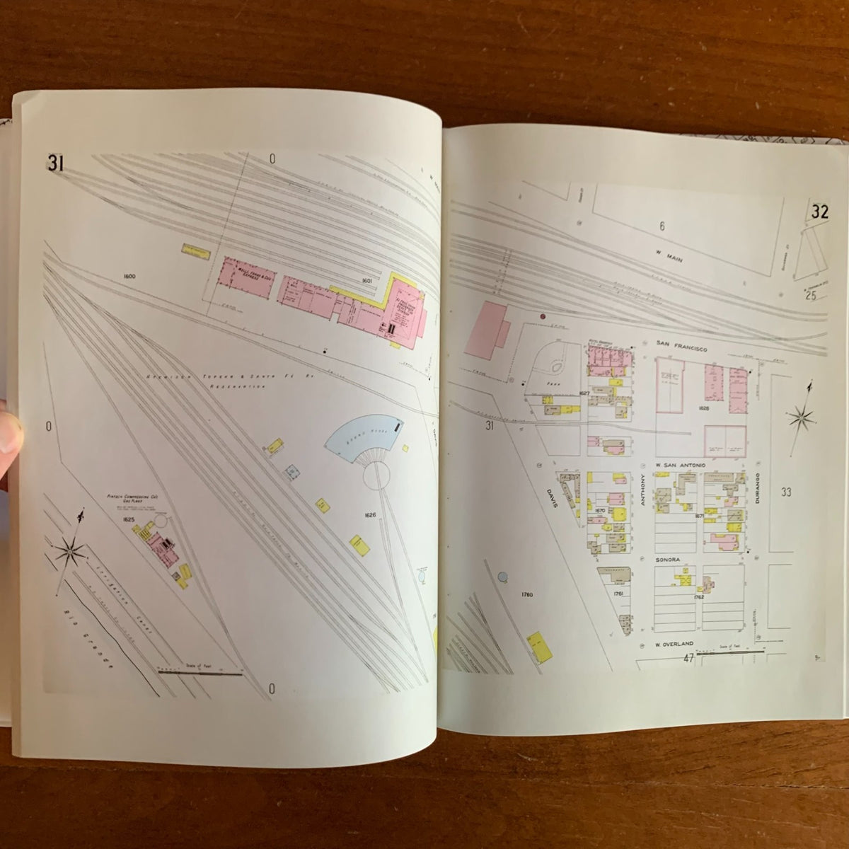 1908 El Paso, Texas Sanborn Fire Insurance Maps and Atlas