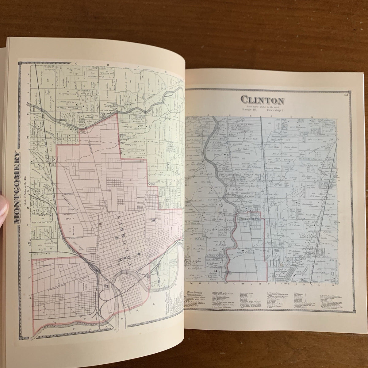 1872 Atlas of Franklin County and the City of Columbus, Ohio