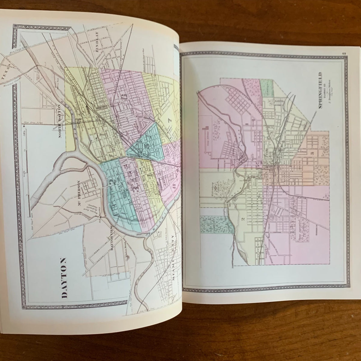 1872 New Topographical Atlas of the State of Ohio: County Maps of Ohio