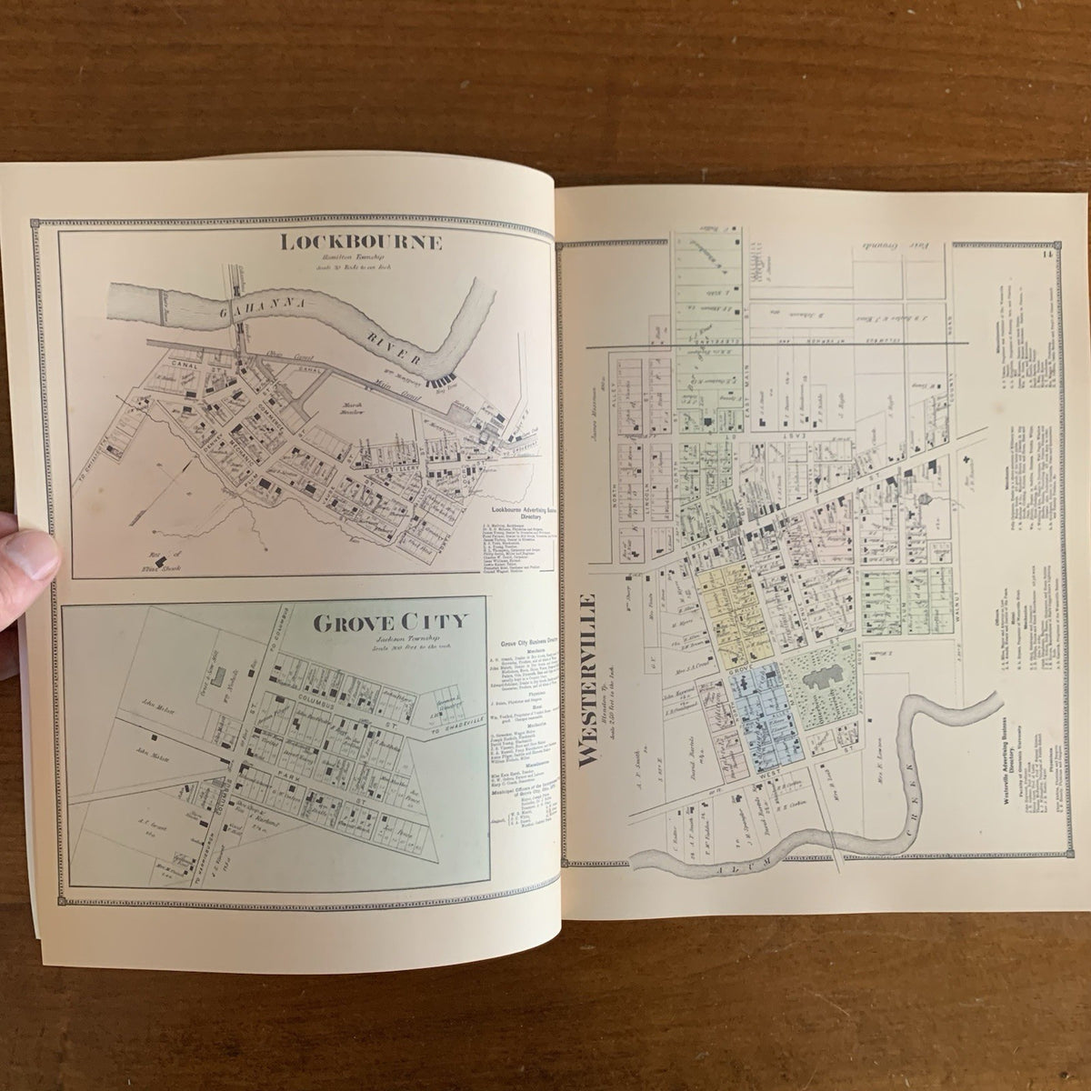 1872 Atlas of Franklin County and the City of Columbus, Ohio
