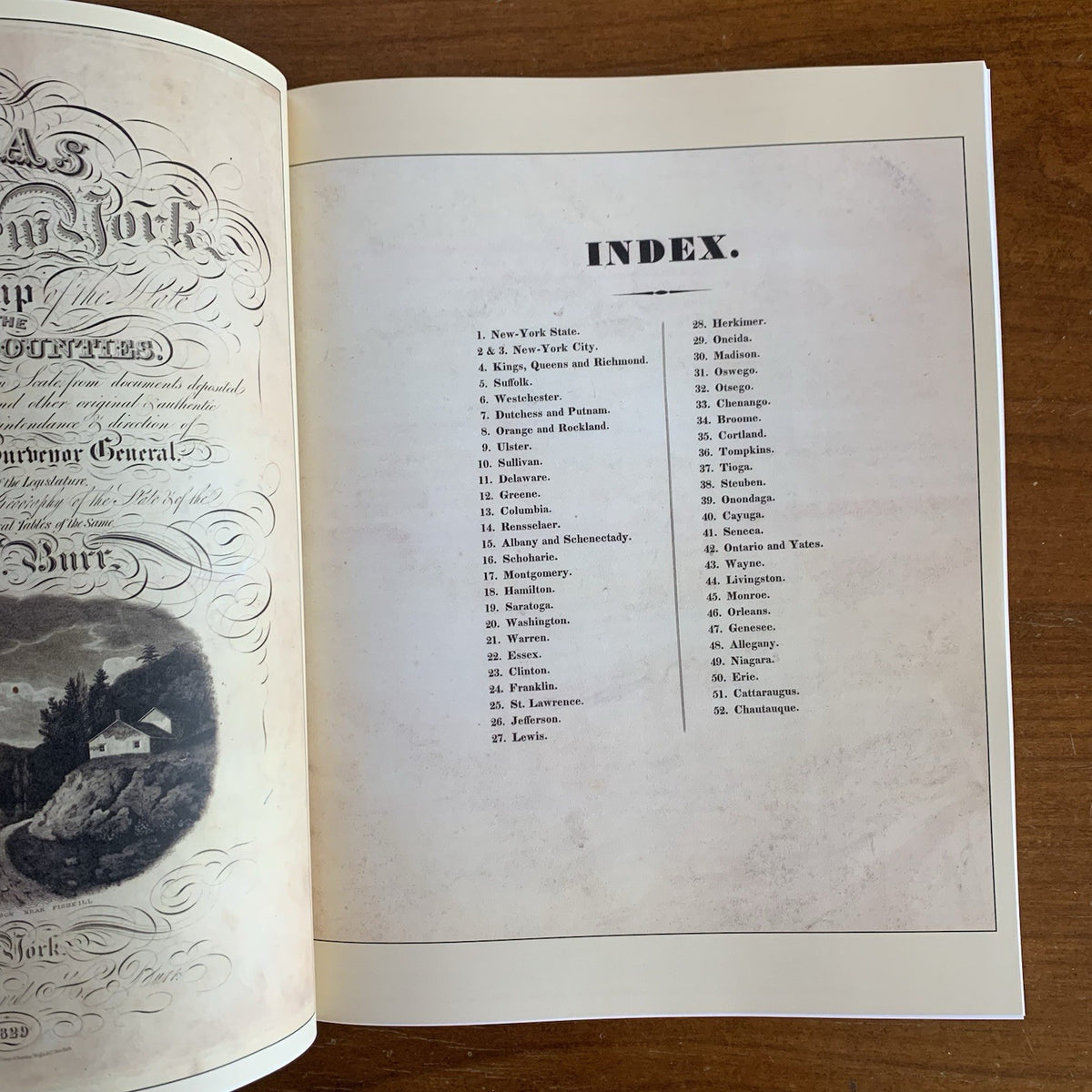 1832 Burr's Atlas of the State of New York — David H. Burr