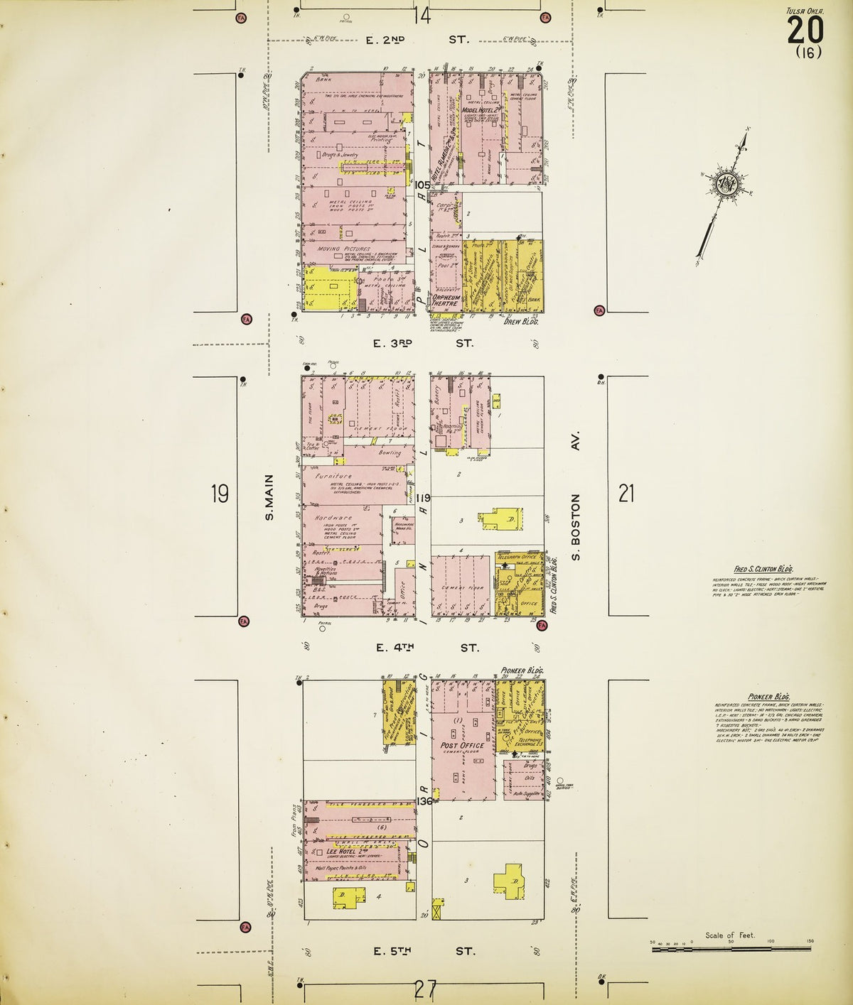 1915 Fire Insurance Maps and Atlas of Tulsa, Oklahoma