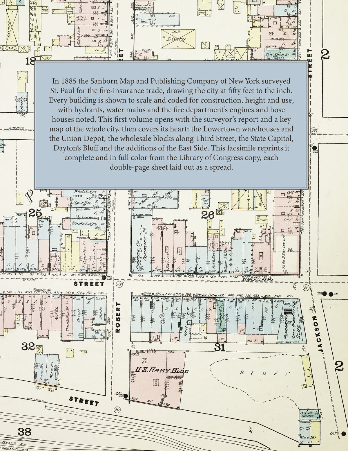 1885 Fire Insurance Maps and Atlas of Saint Paul, Minnesota, Volume 1