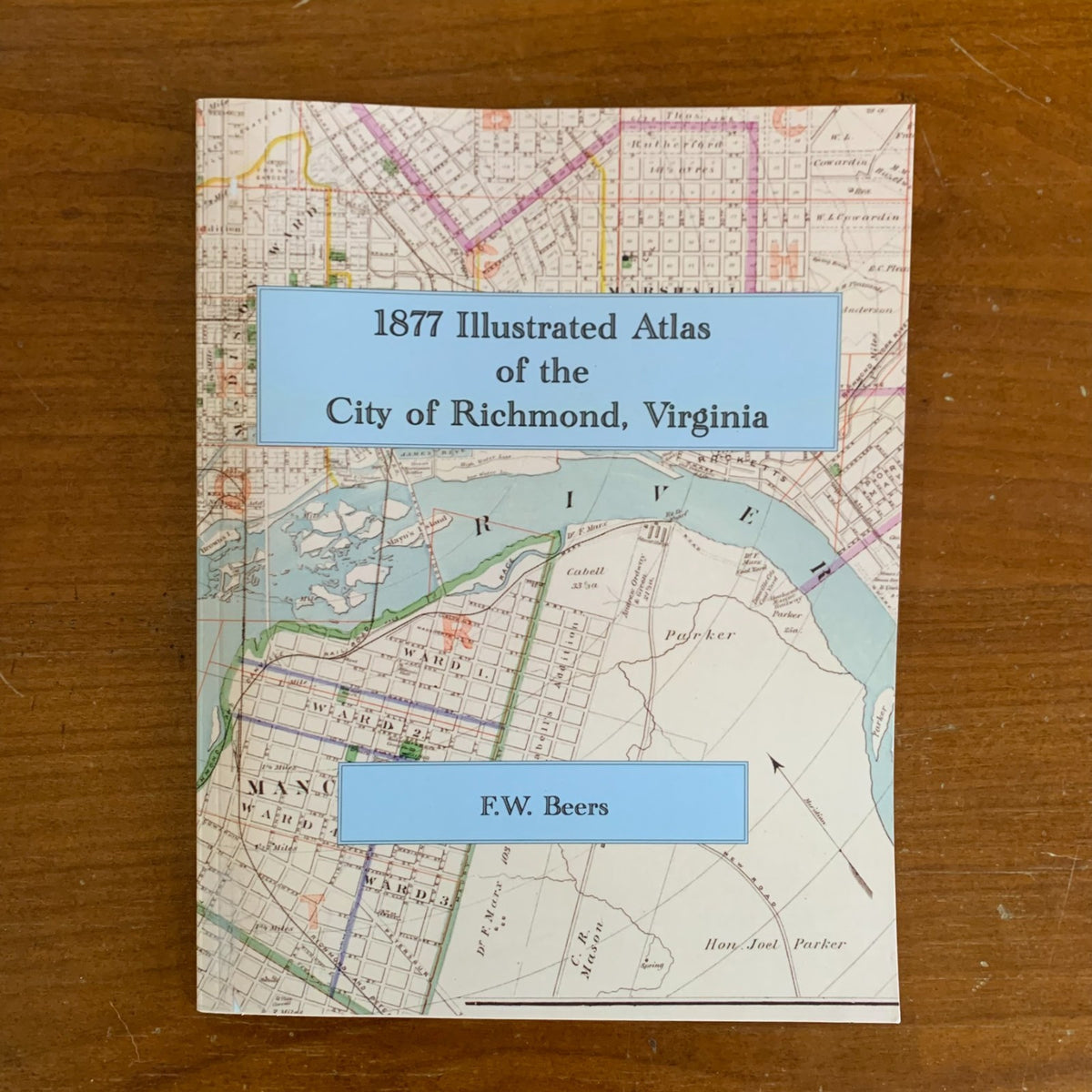 1877 Illustrated Atlas of the City of Richmond Virginia Post Civil War