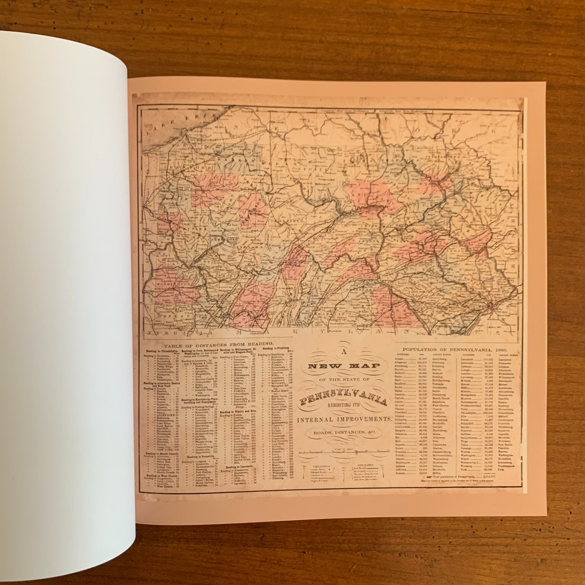 1862 Township Map and Atlas of Berks County, Pennsylvania