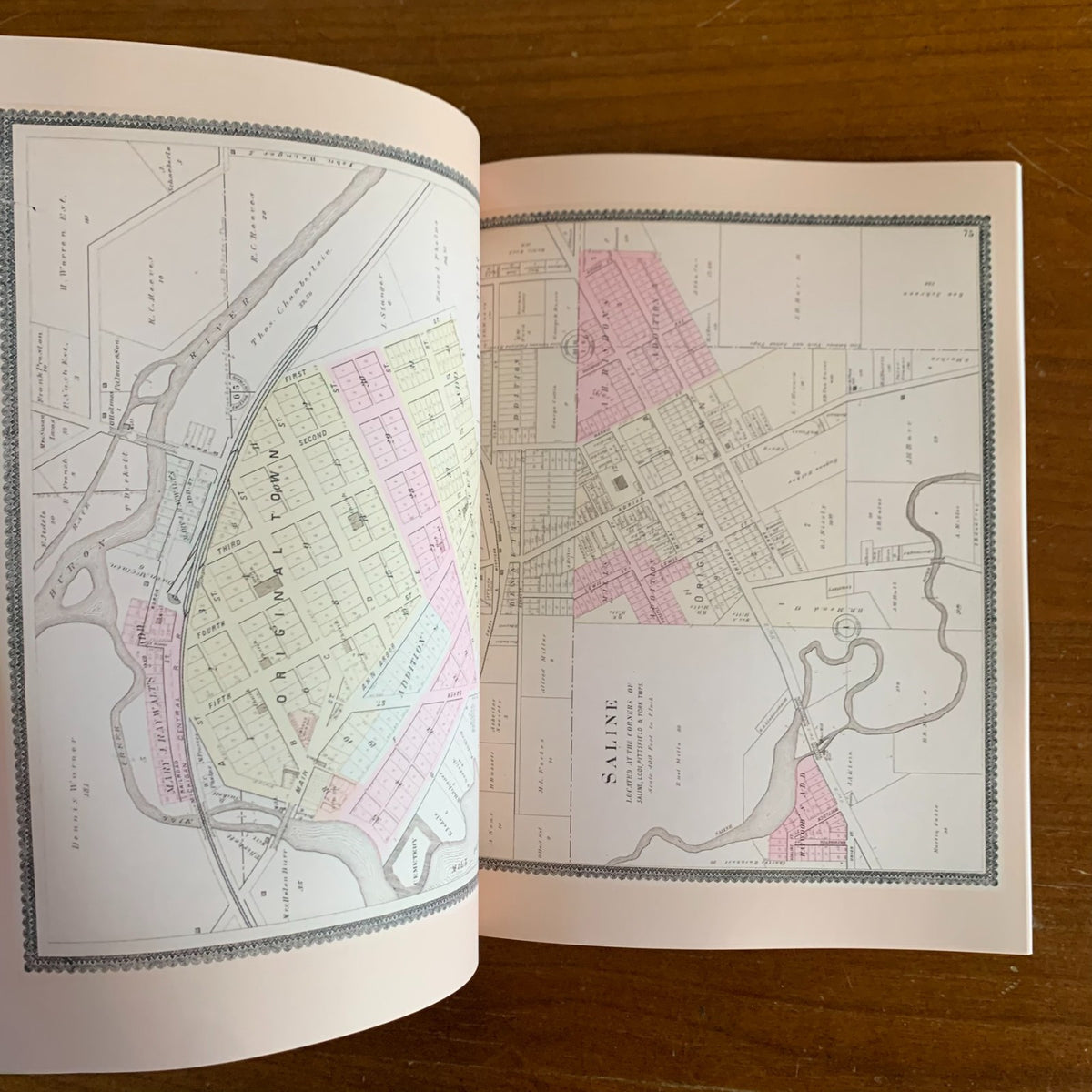 1895 Standard Atlas and Plat Book of Washtenaw County, Michigan