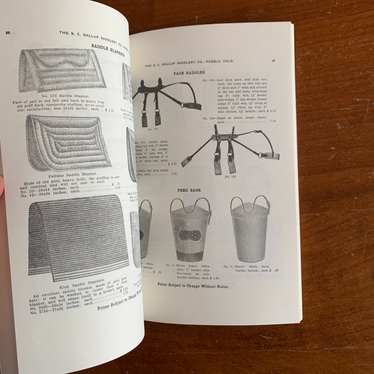 The S. C. Gallup Saddlery Company Illustrated Catalog No. 16
