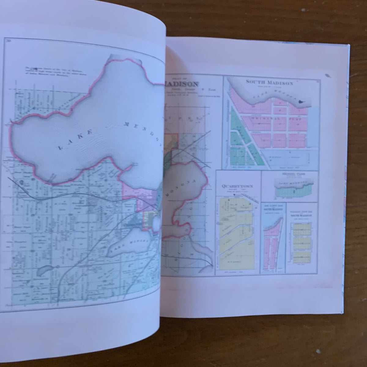 1890 Atlas and Plat Book of Dane County, Wisconsin