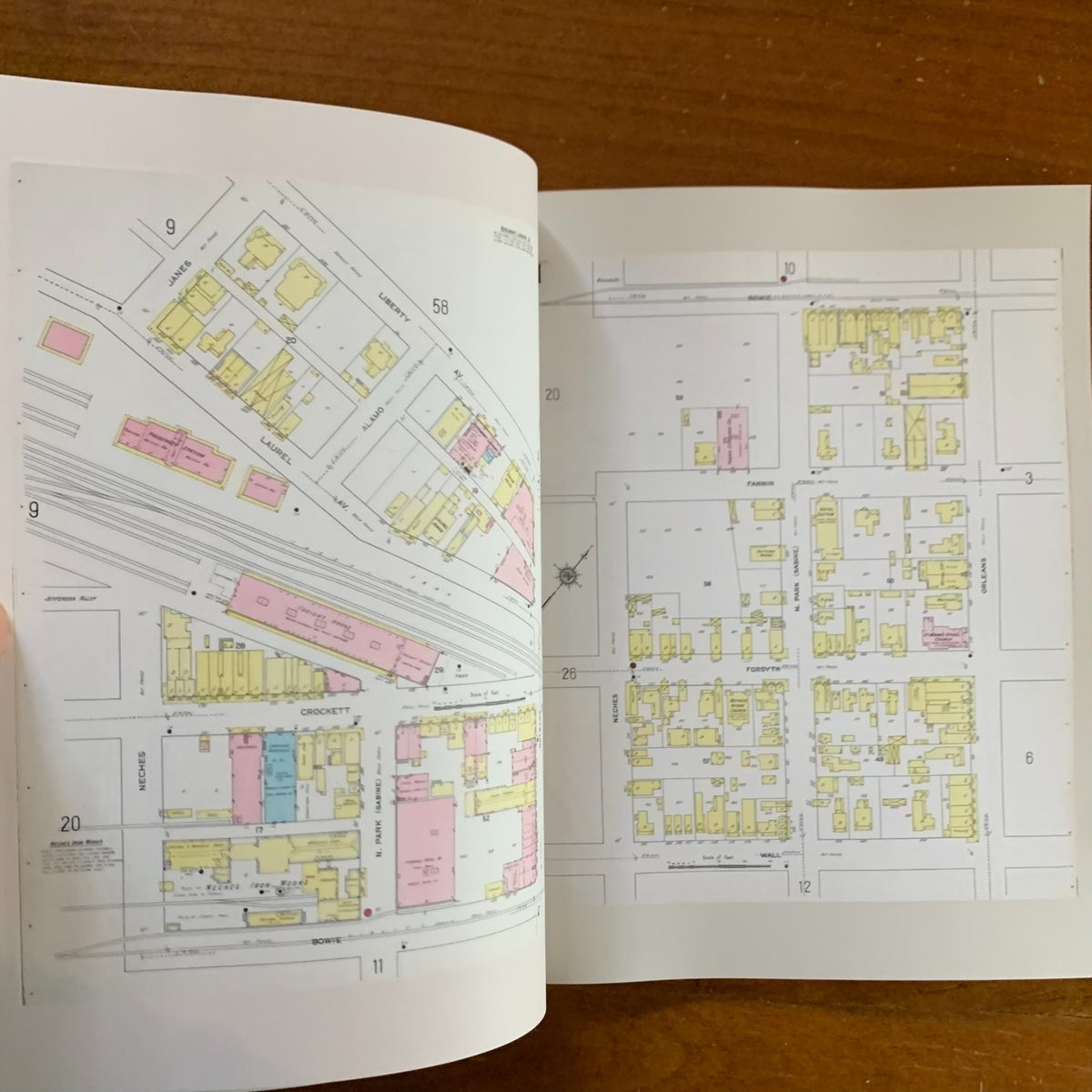 1911 Beaumont, Texas Sanborn Fire Insurance Maps and Atlas