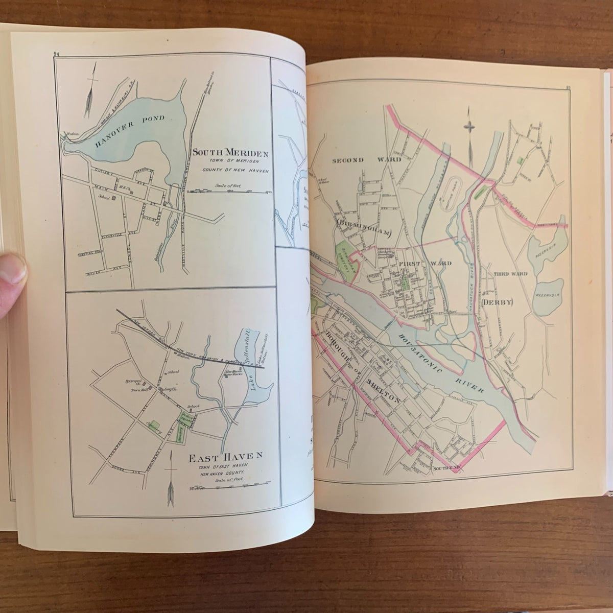 1893 Town and City Atlas of the State of Connecticut