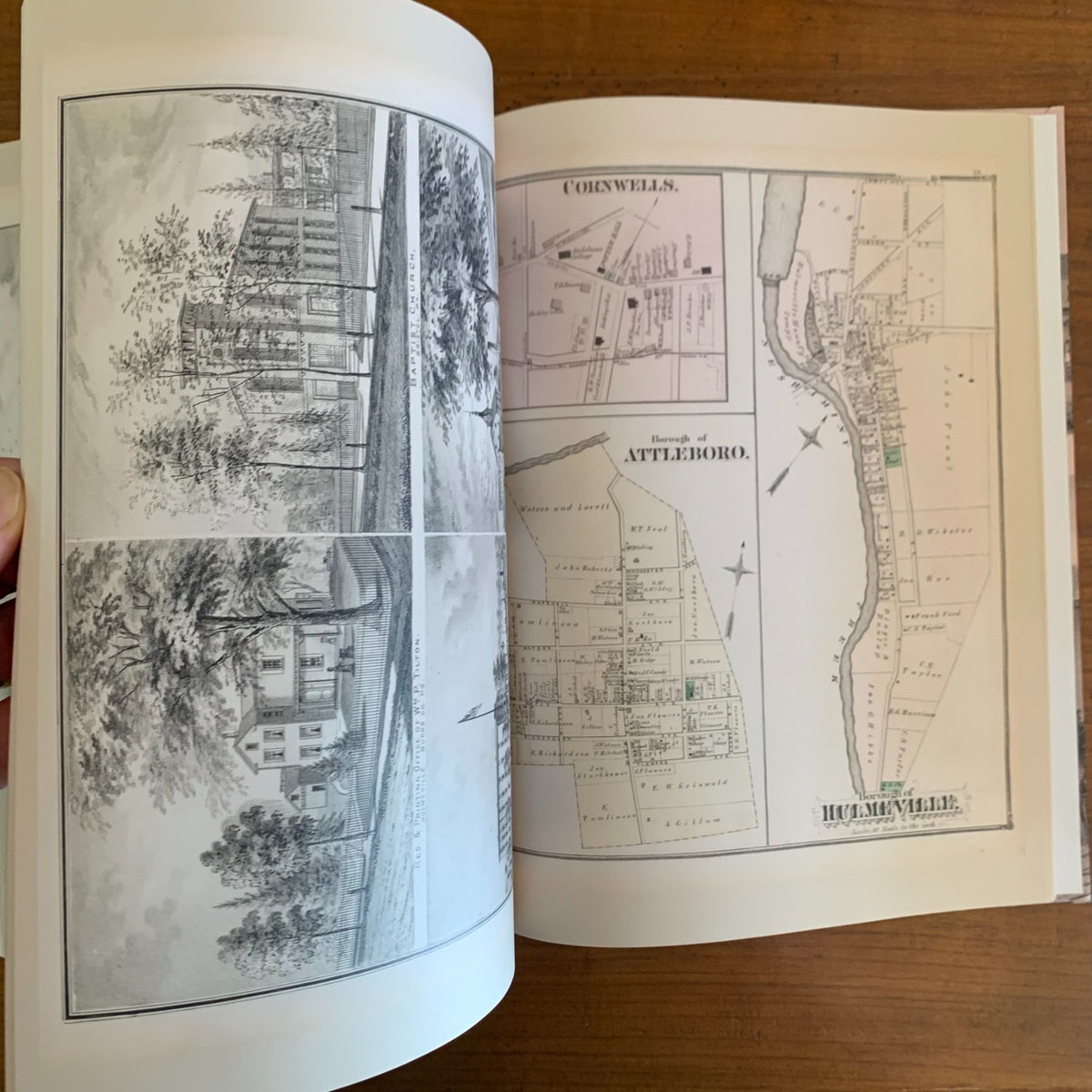 1876 Combination Atlas Map of Bucks County, Pennsylvania