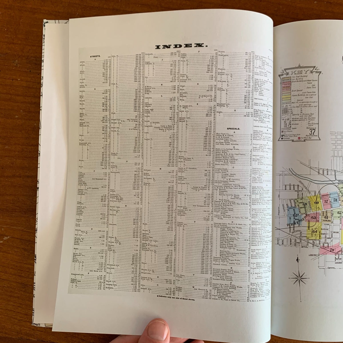 1897 Dayton, Ohio Sanborn Fire Insurance Maps and Atlas, Volume One
