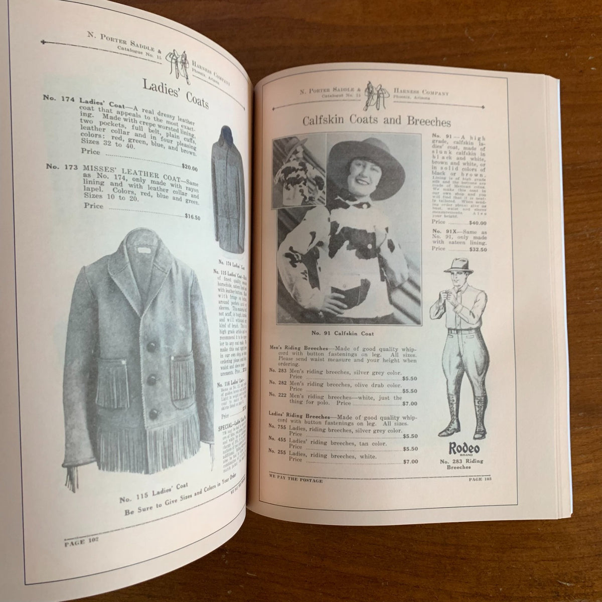 1928 N. Porter Saddle & Harness Company Catalog No. 15