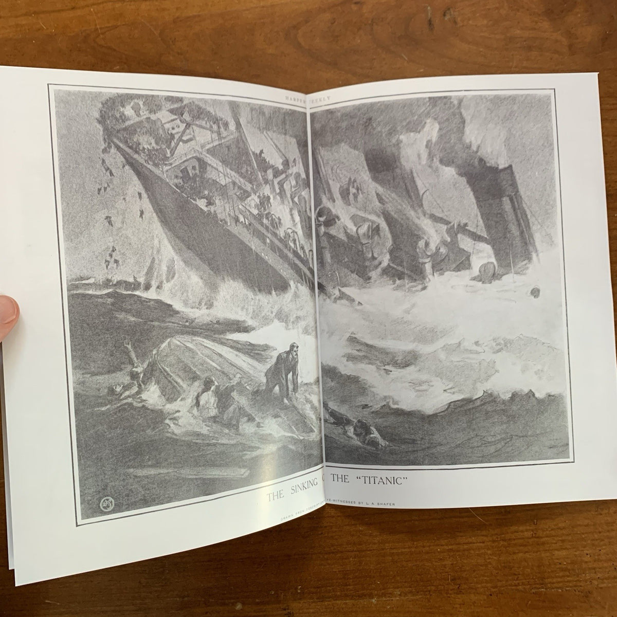 Titanic Sinking Double Issue: Harper’s Weekly 1912